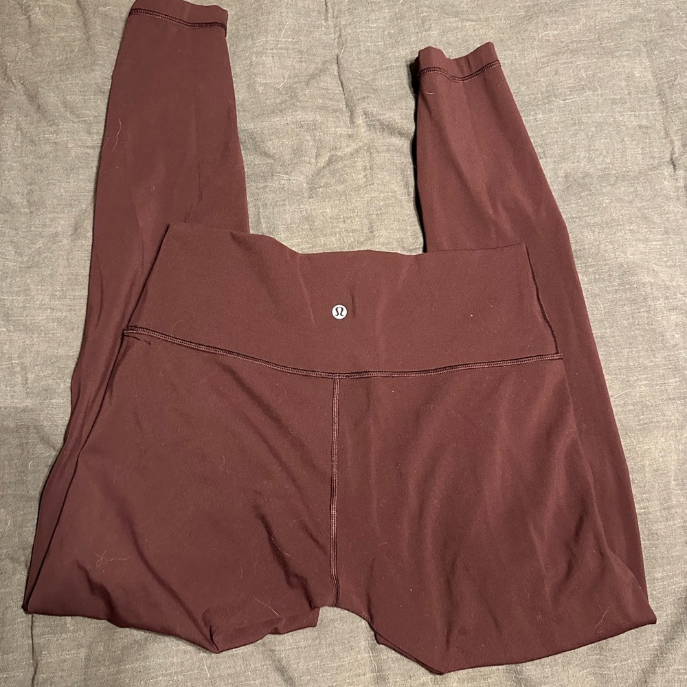 Lululemon legging- wine size 10